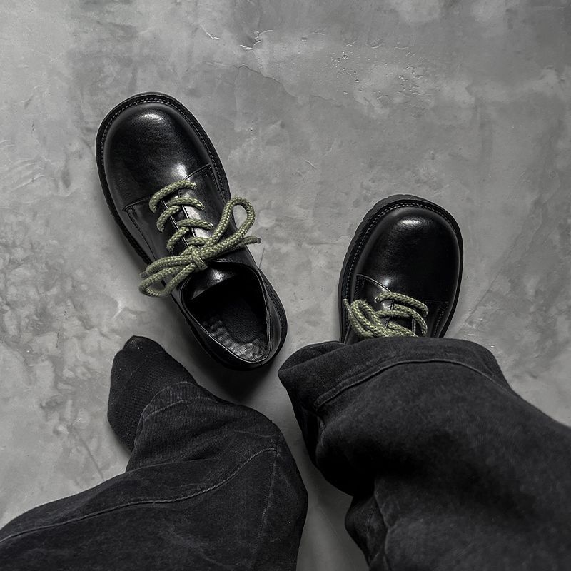 Chaussures Derby haut de gamme ShoeVault, semelles épaisses, rehausseurs de hauteur, style britannique décontracté, idéales pour les trajets quotidiens, grandes pointures M. Modèles en cuir._voghion.com