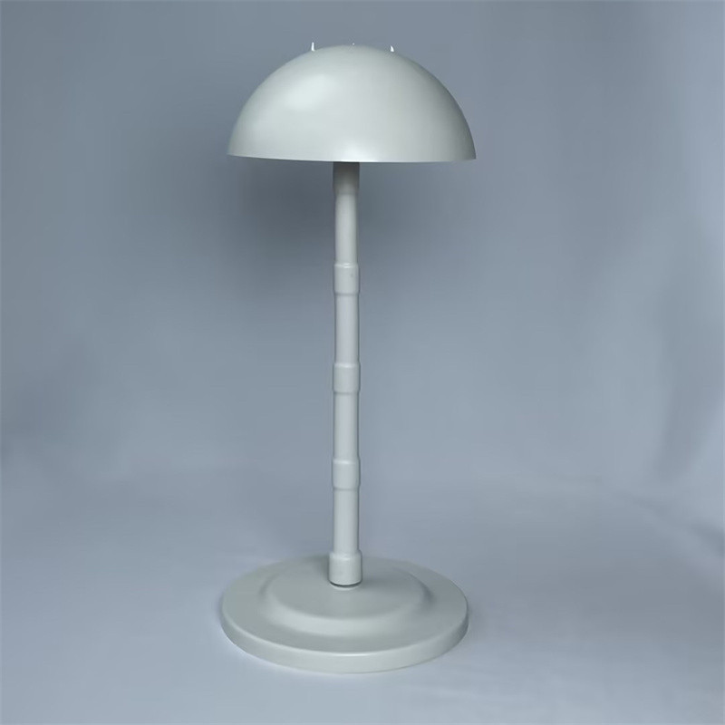 Peluca soporte modelo CAP soporte seta soporte de plástico soporte portátil de almacenamiento y colocación de reemplazo de cabello bloque de soporte de cabello falso asiento