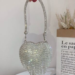 Fashionable small handheld shoulder bag one shoulder, chain bag