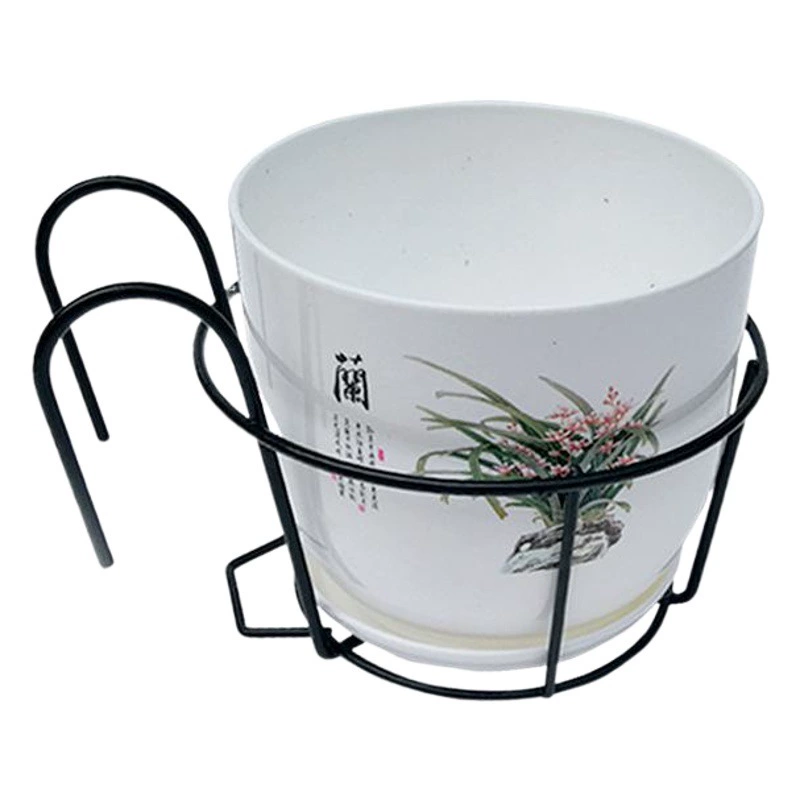 Подставка для цветов из кованого железа перила балкон круглый подвесной зеленый розовый горшок мясистый горшок растение висит подставка для цветов оптовая продажа с фабрики