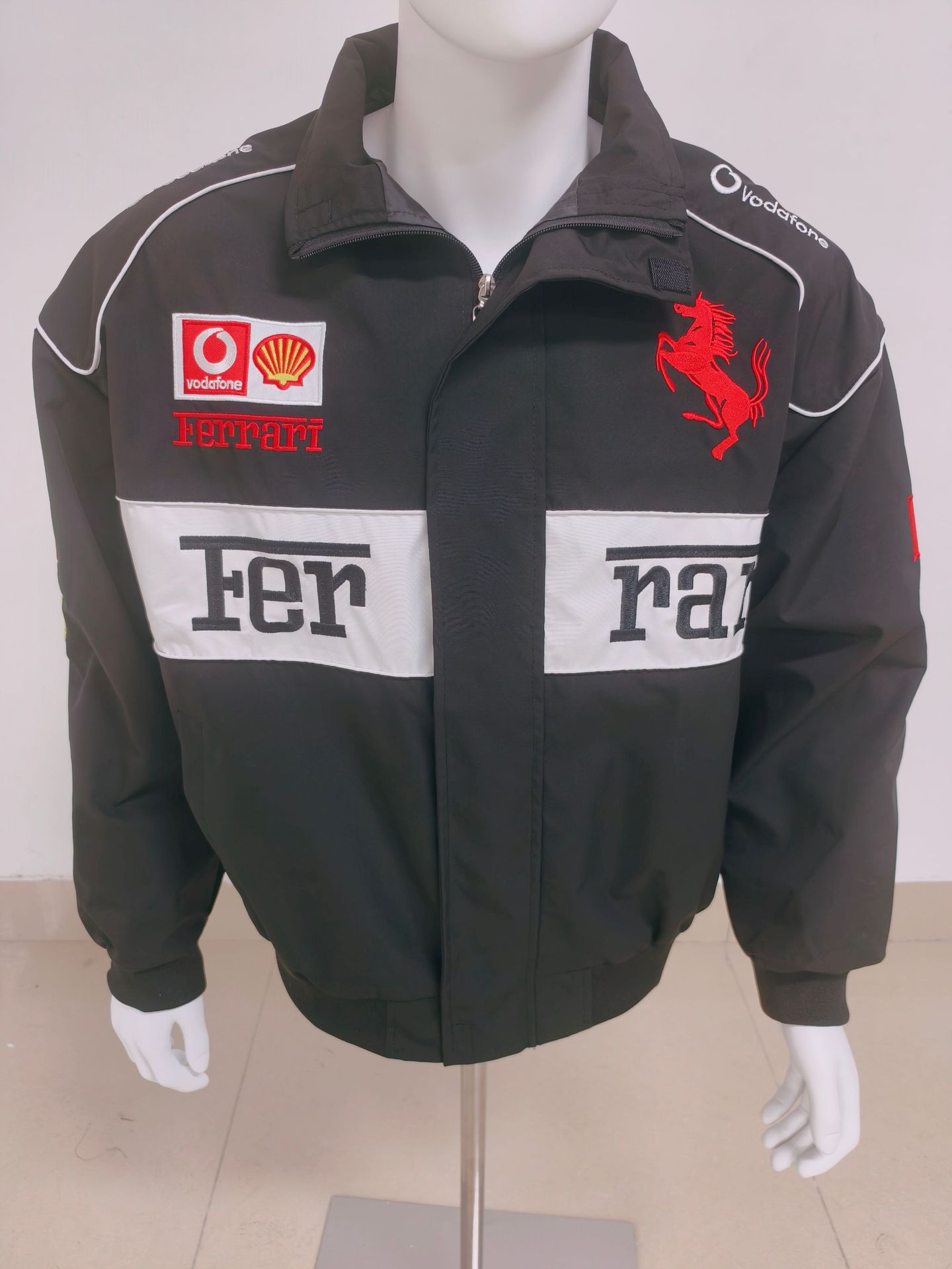 F1 bordado "delgado" nuevo traje de carreras de velocidad con traje de ciclismo de manga larga chaqueta de locomotora