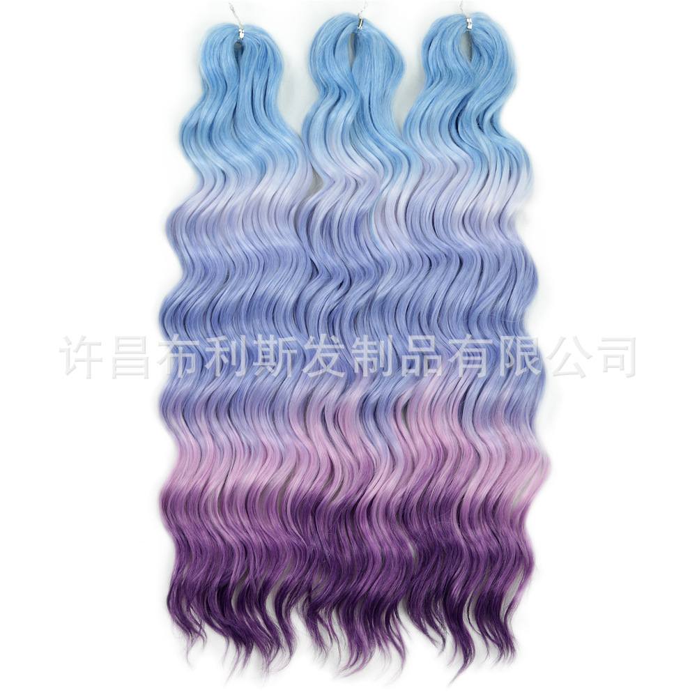 Extensiones de Cabello Rizado para Crochet 20 Pulgadas de Fibra Sintética Estilo Anna Curl