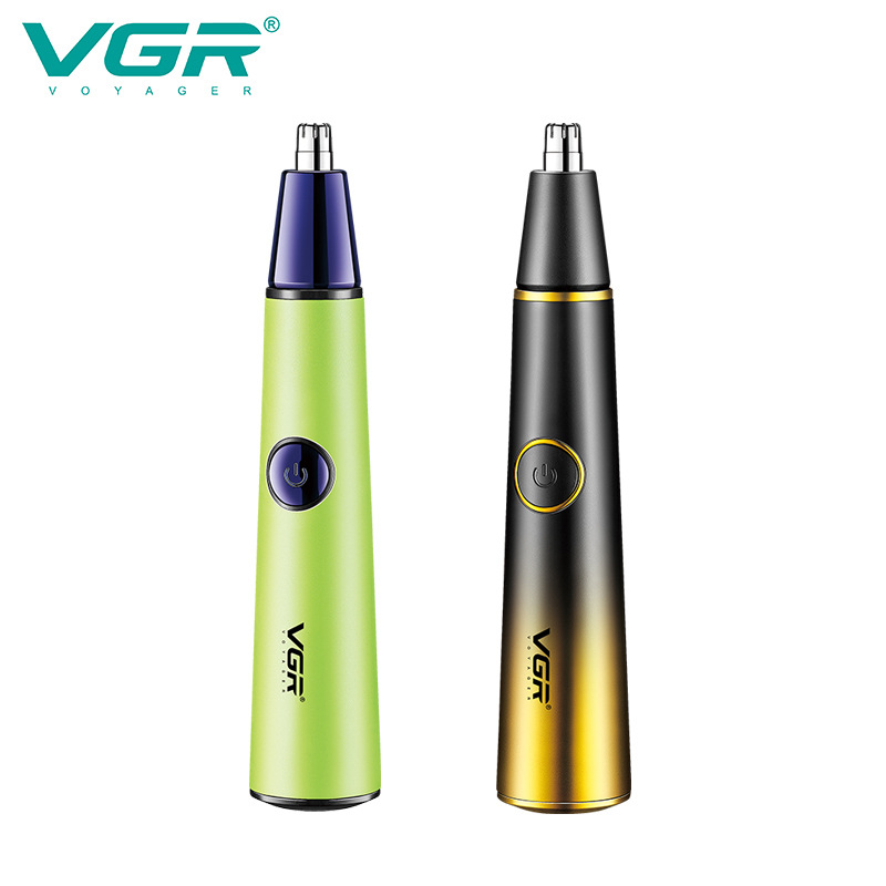VGR627 Electric Nose Hair Trimmer for Men Portable 2-in-1 Eyebrow Trimmer Rechargeable Cross Border_voghion.com