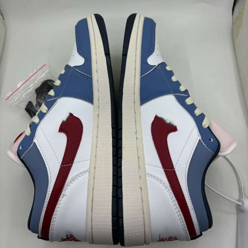 新しいAJ1シービークルブルーバイロウスニーカー、カジュアルでファッショナブルな中学生靴、ネットセレブと同じスタイル、トレンドスポット卸売|undefined