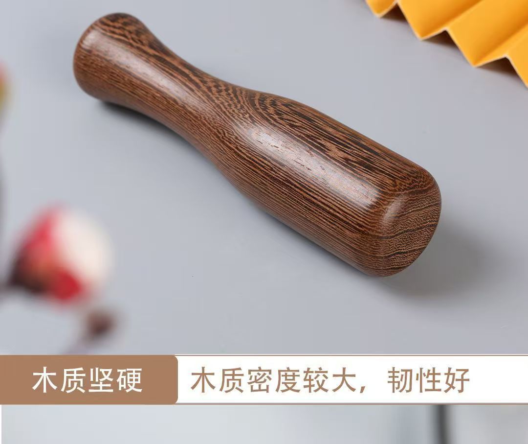 Hühnerflügel Holz Knoblauchpresse traditioneller Knoblauchzerkleinerer Haus Knoblauchstößel Knoblauchstößer Mörser Nussknacker