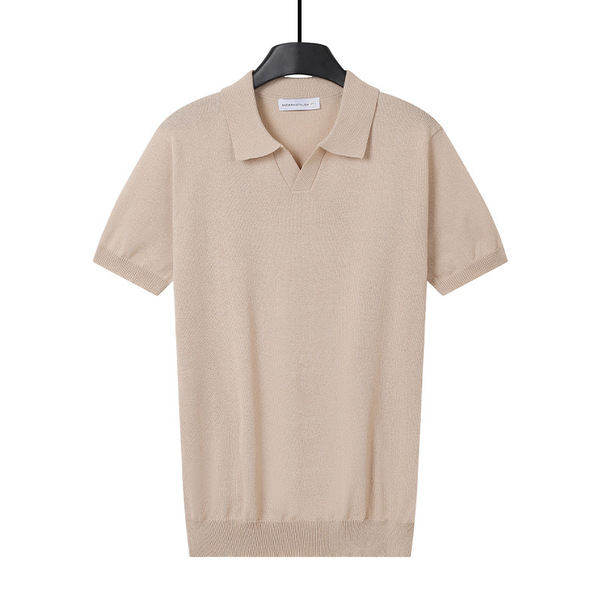 Knitted cotton breathable light and thin elegant solid color summer…