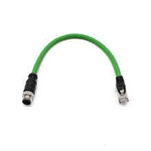 ����p������������ CAT6 SFTP �W�j���� RJ45-M12 A�� ���I����