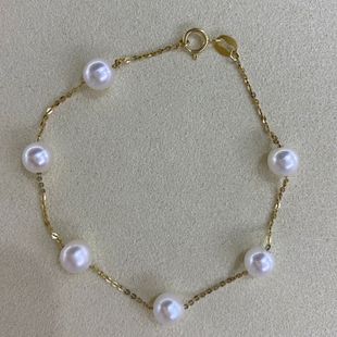 Zhuji natural freshwater seawater pearl earrings necklace bracelet ring finished proofing diy raw material design