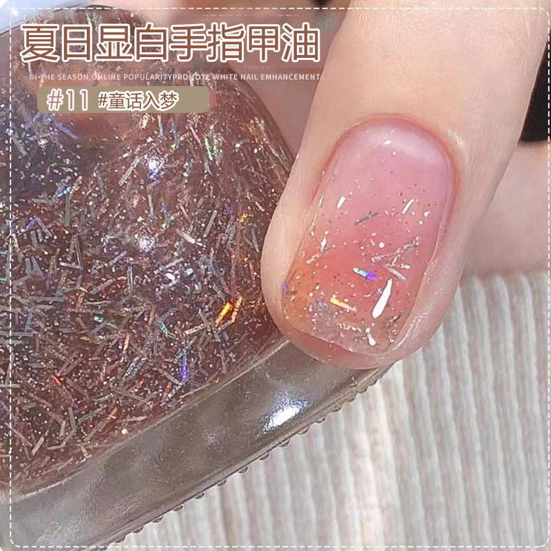 ネットで話題のダイヤモンドネイルポリッシュ、乾燥不要、水性、長持ち、剥がれない、輝くネイルポリッシュ、ネイルサロン専売|undefined