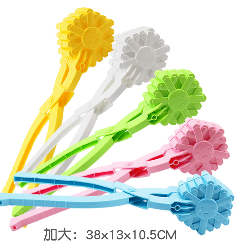 Bola de nieve al aire libre para niños lucha juguete artefacto extra grande bola de nieve clip de plástico dinosaurio amor clip nieve molde conjunto de herramientas