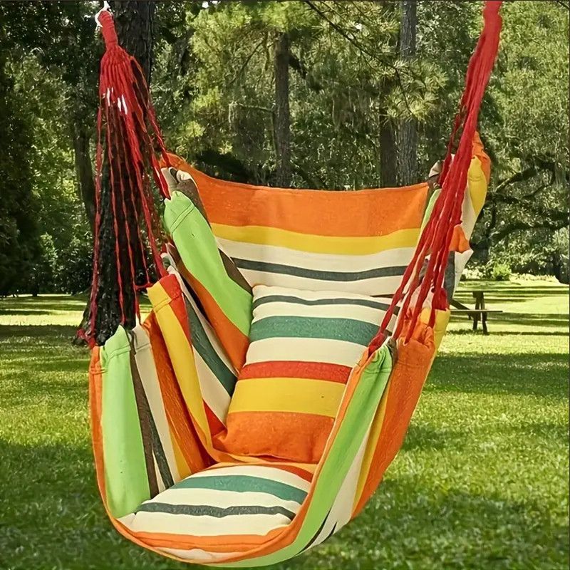 Silla colgante de dormitorio engrosada, dormitorio, hamaca para estudiantes universitarios, columpio, asiento alargado, taburete perezoso interior, mecedora