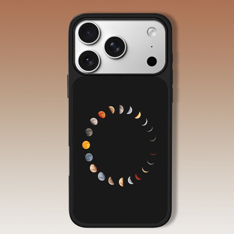 Cosmic Moon Cycle Suitable for iPhone 17 Pro Max Phone Case Apple 16 Pro Matte 16 Pro