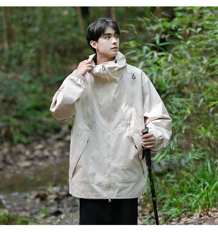 Autumn New Outdoor Mountaineering Clothing Waterproof Stormtrooper and Women's Same Style Multi Zipper workwear Jacket_voghion.com
