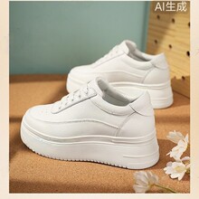 爱多步时尚新品无线手机智控动能按摩防滑减震休闲运动增高女鞋