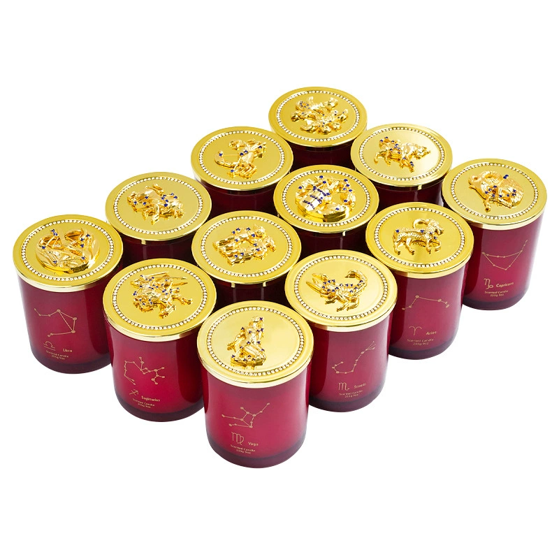 Aromatherapy, candle, zodiac signs for St. Valentine's Day, perfumed gift box, Birthday gift