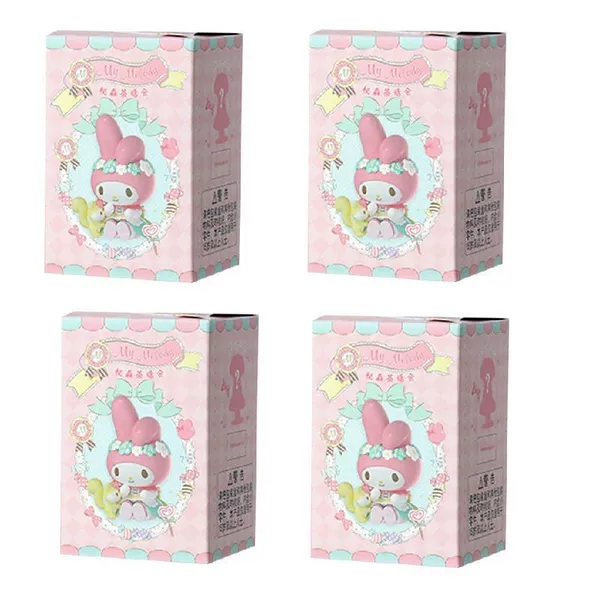 4 blind boxes - probability of being hidden (not repeated)