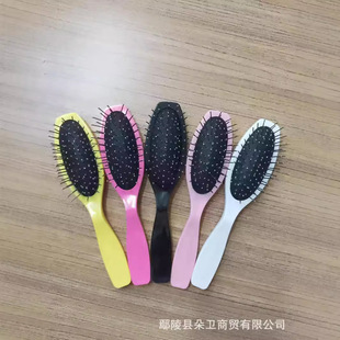 Comb Air Cushion Massage Comb Hairdressing Comb Air Cushion Steel Teeth Comb Air Cushion Wide Teeth Anti-frizz Anti-knot Steel Comb