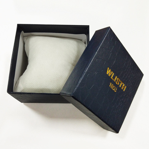 Wholesale exquisite watch packaging box, Tiandi cover watch gift box manufacturer wholesale, hot stamping LOGO