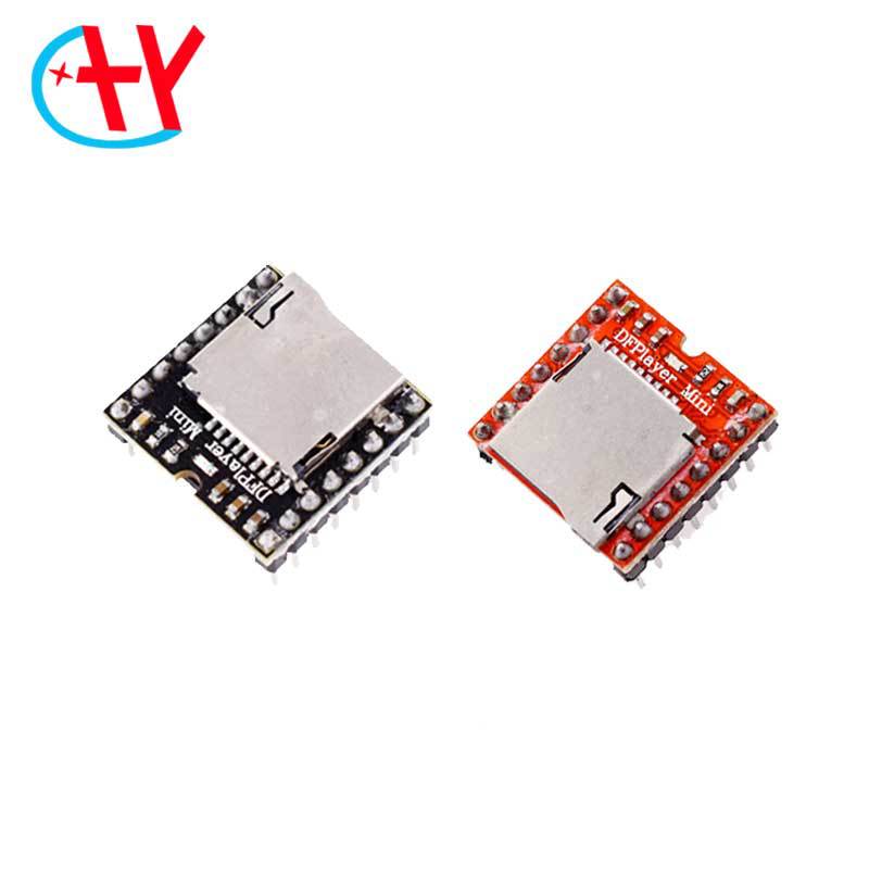 开源Mini MP3 Player播放器sd卡模块tf卡音乐DFPlayer音量可调