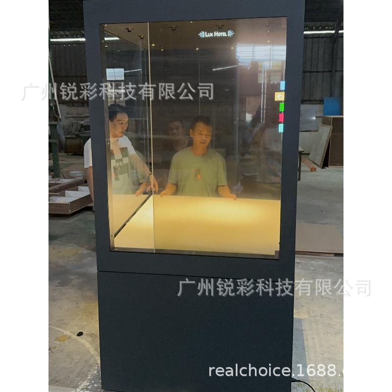 OLED透明屏文博馆展柜AR博物馆展柜OLED透明屏可全国展柜厂贴屏幕
