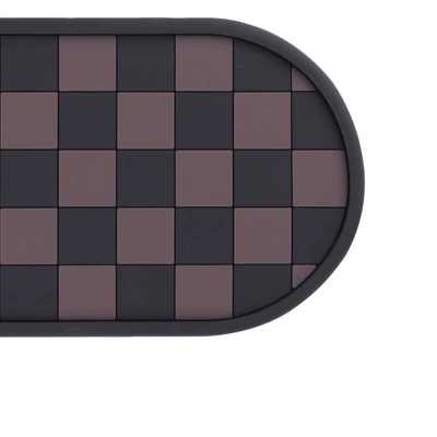 New car anti-slip mat, designed for the Anti-slip mat - black-and-brown-grid