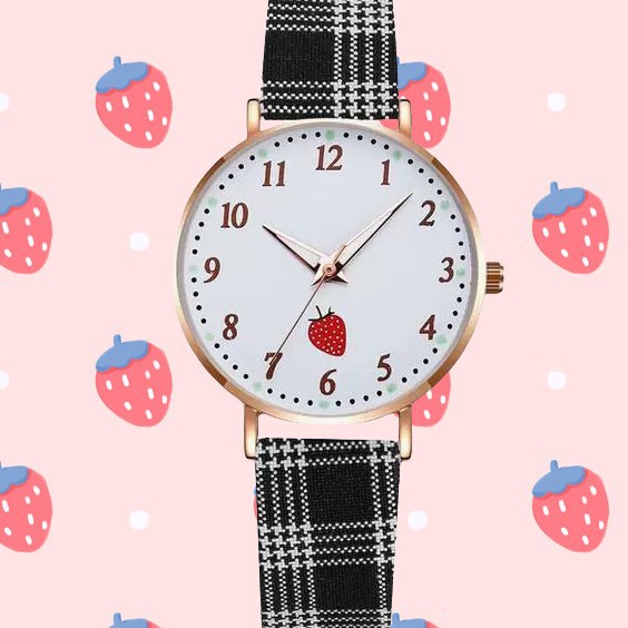 Ins-Style Little Fairy Fashion Watch for Middle and High School Students, Cute Japanese Sweet Girl Women's Quartz Wristwatch