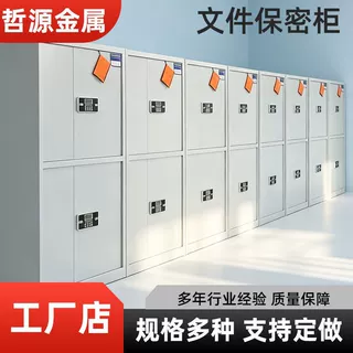 办公室文件柜资料档案柜电子密码指纹锁保密柜加厚钢制文件存放柜