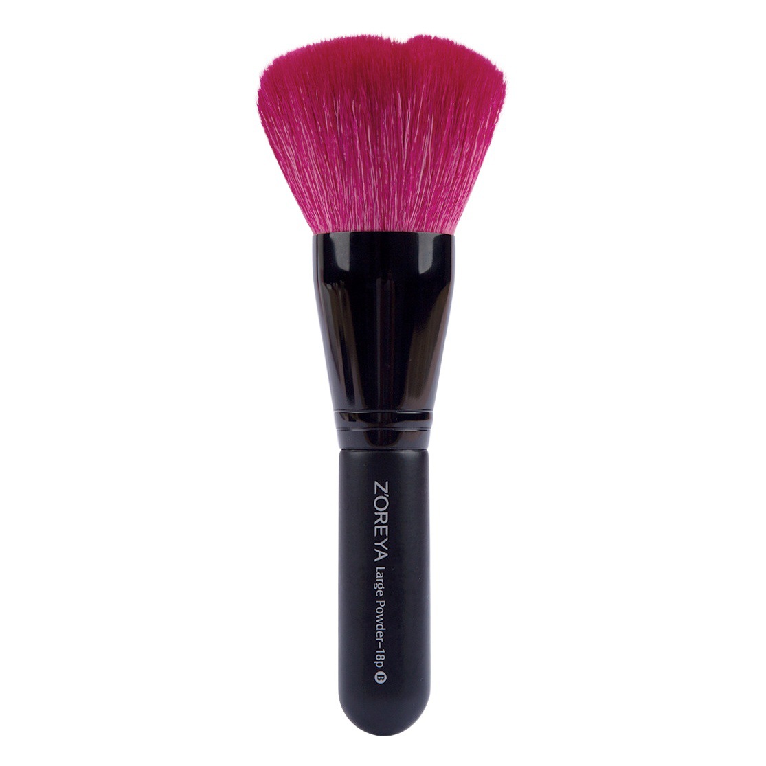 Nuevo mango corto 18p gran polvo suelto cepillo de rubor Cangzhou herramientas de belleza maquillaje Rosa animal cepillo de maquillaje de lana