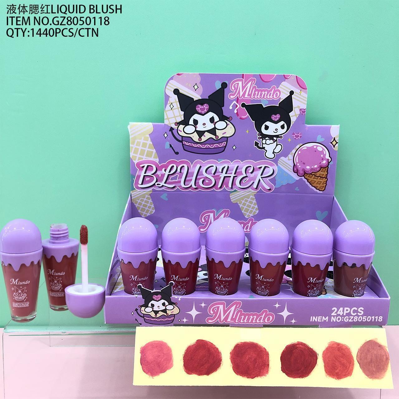 Nuevo Mlundo seis colores de alto brillo concelador blush sequinilla decolor óleo labial invisible barra de concelador maquillaje al por mayor