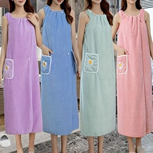 D 38806 Coral Fleece Long Bath Towel ɺ���޳�ԡ�� �羳