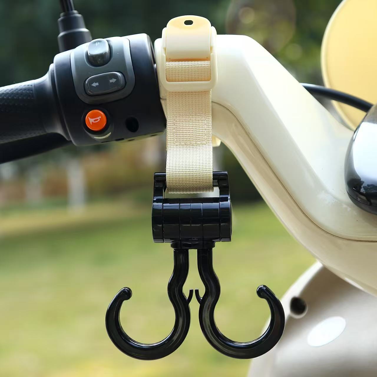 Diàndòngchē – Car Rotating Double Other Electric Vehicle Accessories - beige-webbing-double-hook-plain-extended-45cm