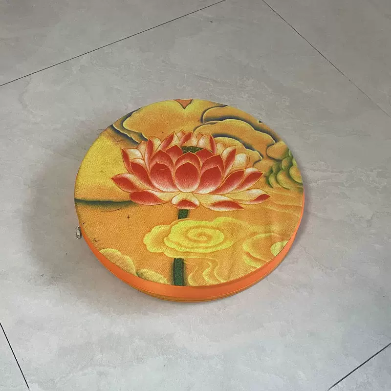 禅修用品拜垫坐垫坐禅垫60cm跪垫打坐垫荷花坐禅垫特价包邮