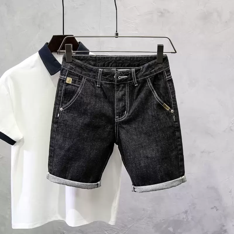 Джинсовая юбка, эластичные шорты, джинсовые брюки, облегающий силуэт, для любимой