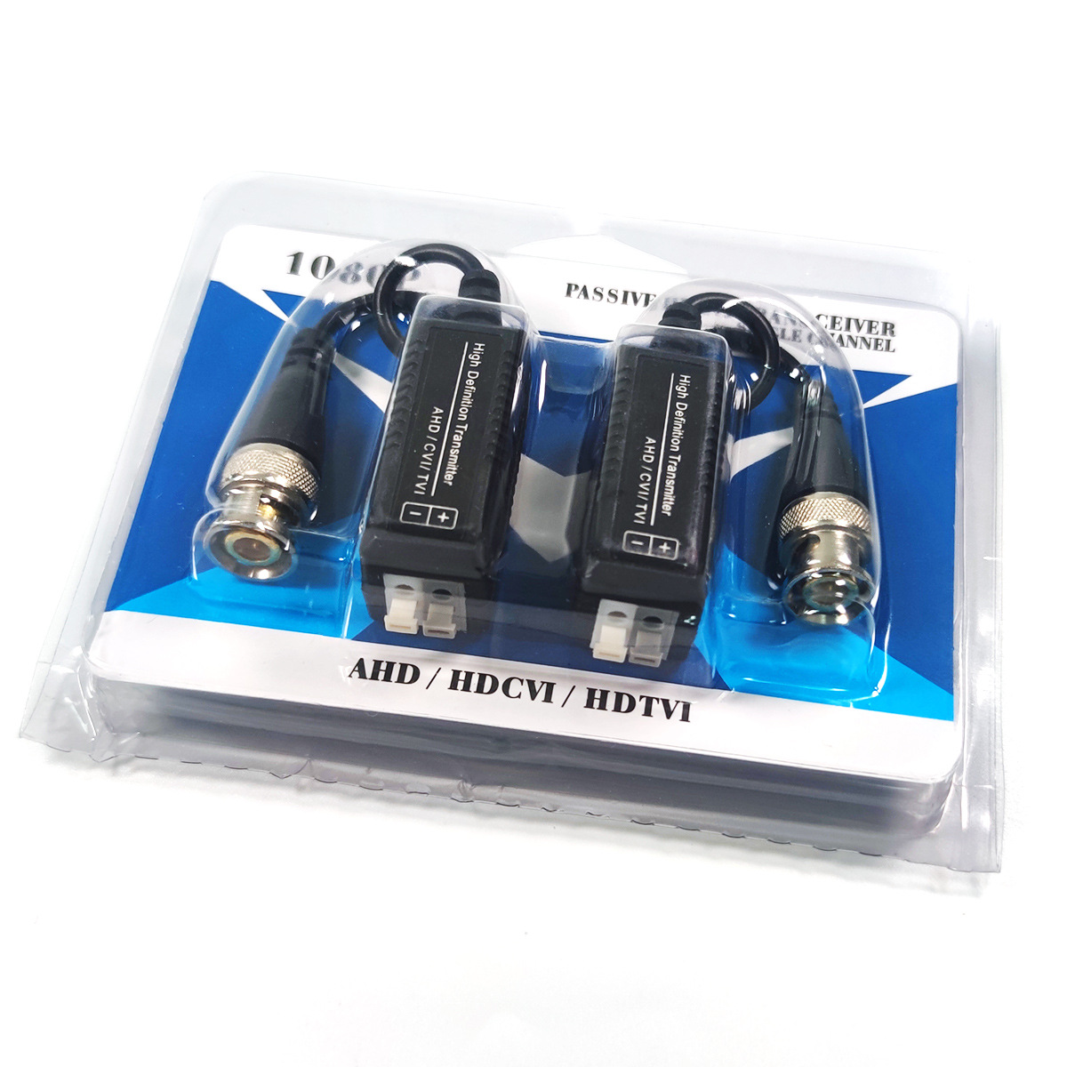 双绞线传输器 无源 防雷抗干扰 监控BNC高清视频传输器 单路BNC