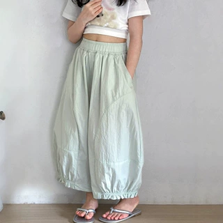 小红鱼女童裤子夏季2026新款儿童夏装休闲长裤速干哈伦灯笼裤亲子
