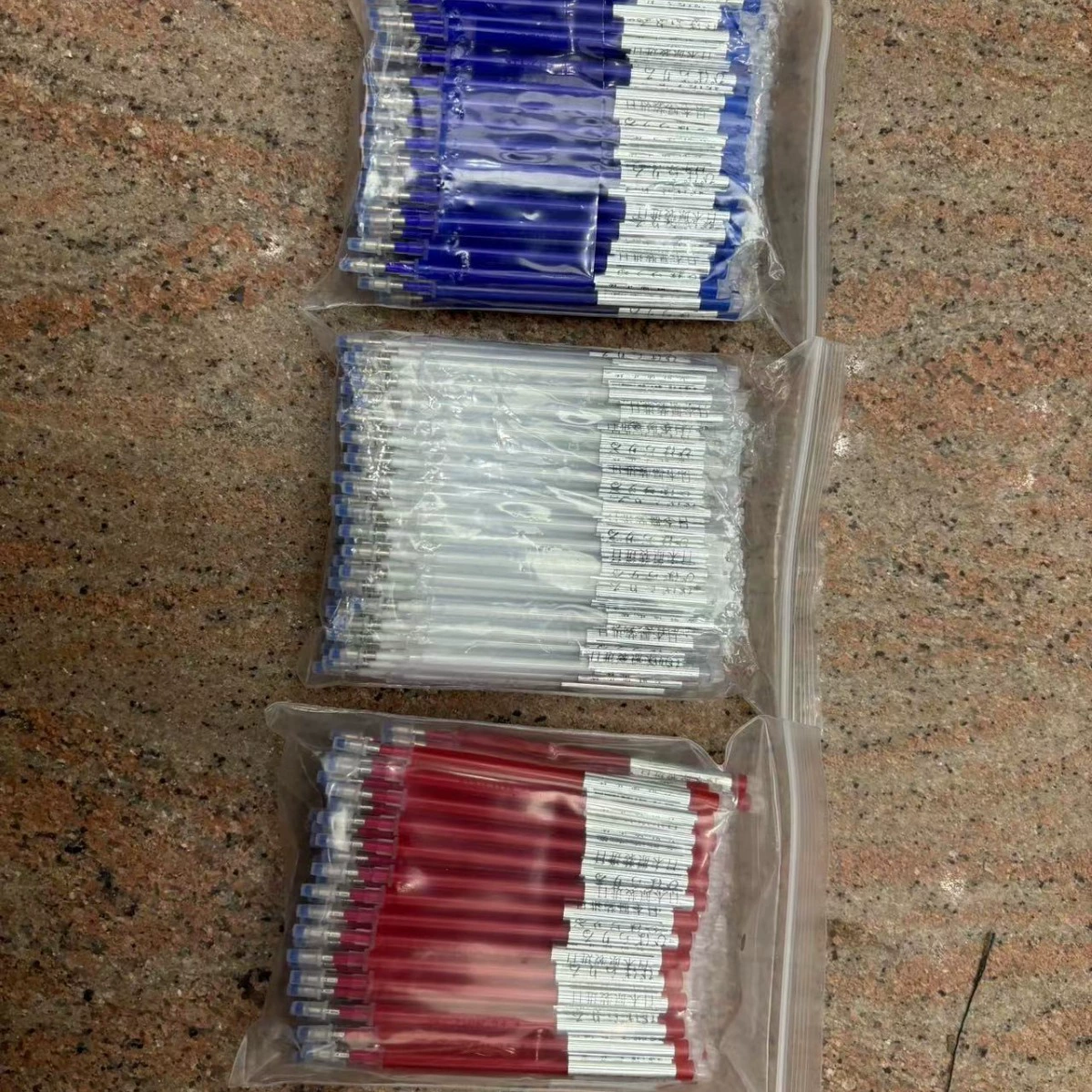 Japanese import sticker, automatic coloured pencils