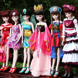 叶罗丽娃娃时间冰灵公主60厘米情公主全套礼盒女孩精灵玩具改妆衣