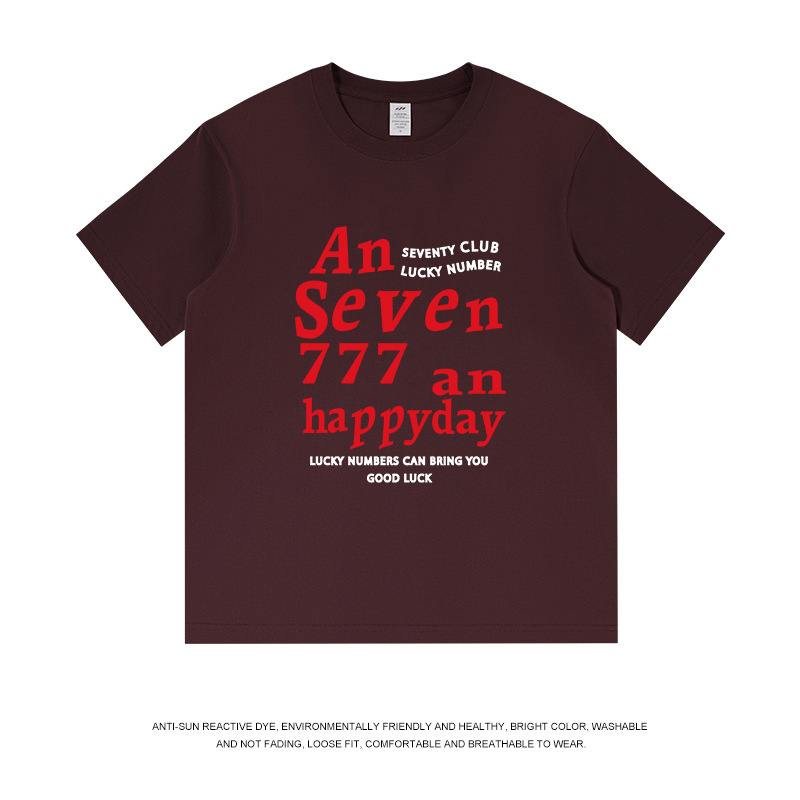 メンズ230gファッションカラフルプリントTシャツ男女兼用ラウンドネックゆったり半袖カジュアルティーンカップル向けトップス|undefined
