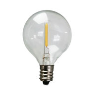 供应G40 LED灯泡E12 120V1W球泡灯照明室内可调光高亮批发超亮