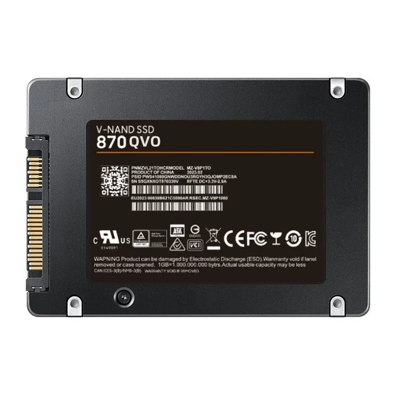 Внешний SSD-накопитель Cross-border 870QVO 1ТБ 2ТБ для настольного/ноутбук высокого быстродействия встроенный твердотельный накопитель