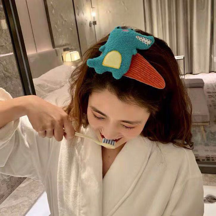 ネットセレブ洗顔前髪ヘアピンかわいい恐竜額bbクリップヘアピンクリップヘアエッジクリップ韓国ヘアアクセサリー|undefined