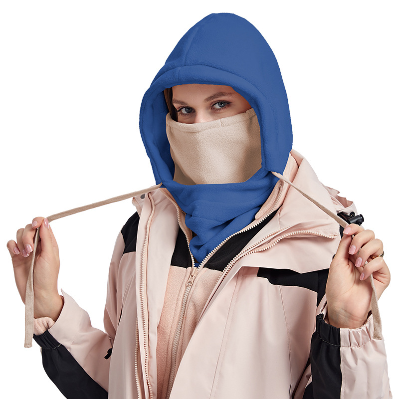 Máscara de equitación transfronteriza de otoño e invierno esquí al aire libre a prueba de viento a prueba de frío sombrero caliente protección facial protección del cuello sombrero integrado
