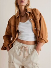 W 35454 Loose Fit Denim Jacket ����ţ������ ����ѷ�羳ŷ����