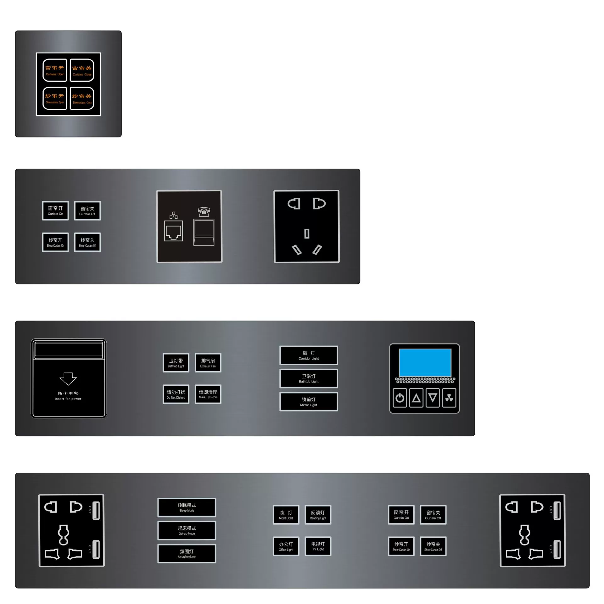 Умная настенная розетка USB с пятью отверстиями для переключения точки, переключатель розетки, управление через Wi-Fi