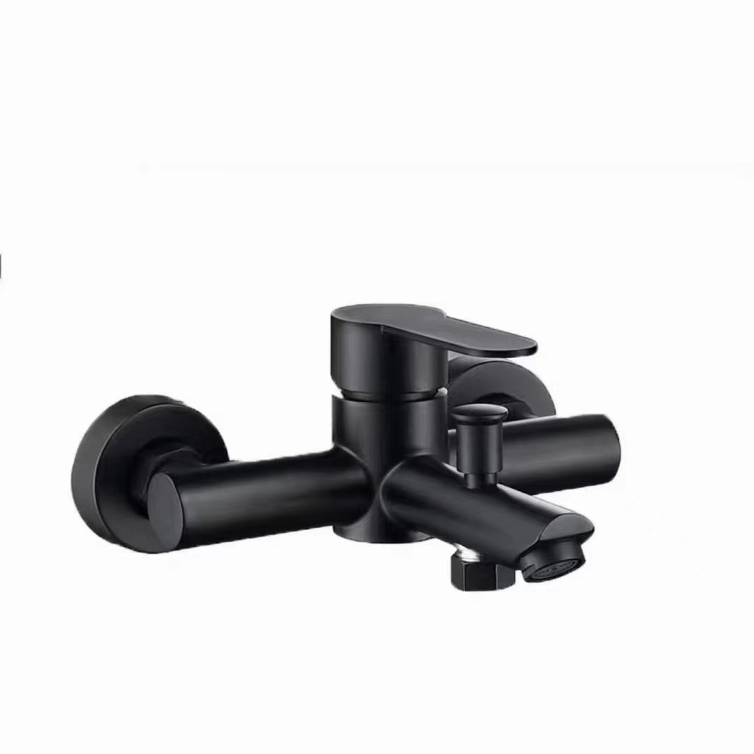 304 de acero inoxidable simple de dos funciones baño ducha sola función caliente y fría válvula de mezcla grifo