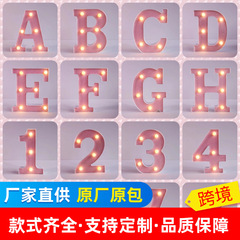 大型 22 センチメートルレターライトピンク発光数字 0-9led ライトマリーミーのプロポーズ告白ライトラブライトサイン