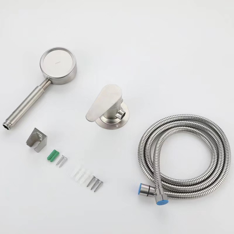 304ステンレス明装混水弁冷熱シャワーシャワーセット蛇口電気温水器太陽エネルギースイッチ|undefined