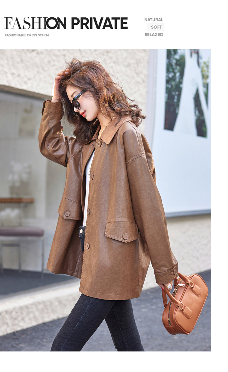 B6829 2660K ÁO DA NỮ SHED)ST BIG SIZE NGOẠI CỠ DÁNG ÔM BODY GỢI CẢM SEXY MÙA XUÂN THU ĐÔNG PHONG CÁCH HÀN QUỐC THỜI TRANG NỮ G06 SẢN PHẨM MỚI