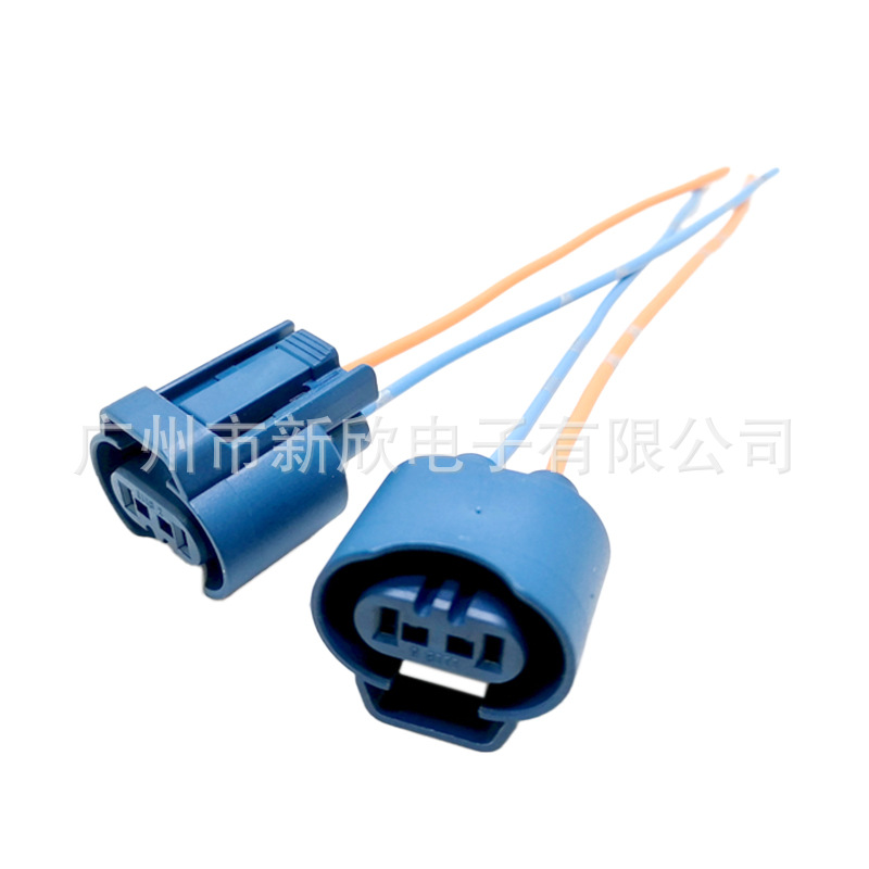 Adapte HB4/9006/9012 Enchufe de bombilla Luz lejana y cercana Faros Faros antiniebla 12V55W Acoplamiento de arnés de bombilla