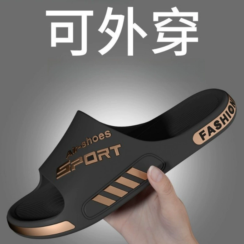 Мужские тапочки, летняя новая верхняя одежда, спортивные модные домашние нескользящие, устойчивые к запаху, износостойкие сандалии большого размера